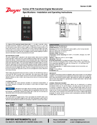 Thumbnail of document Manual - 477B Handheld Digital Manometer